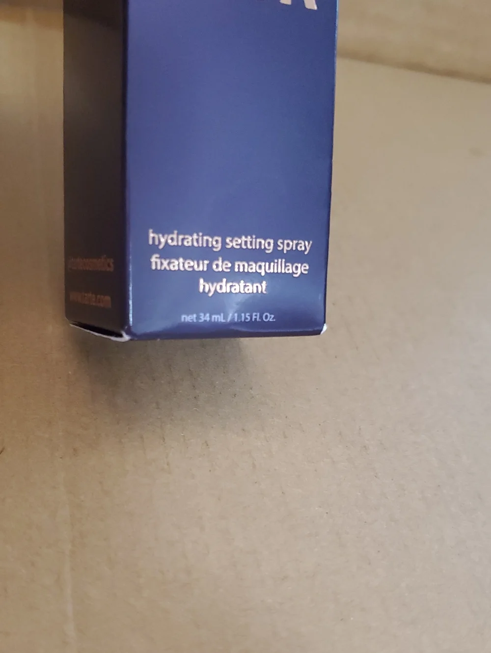 tarte Life Lock Hydrating Setting Spray NIB/NWOT